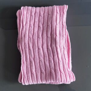 Denver Hayes Pink Knit Scarf